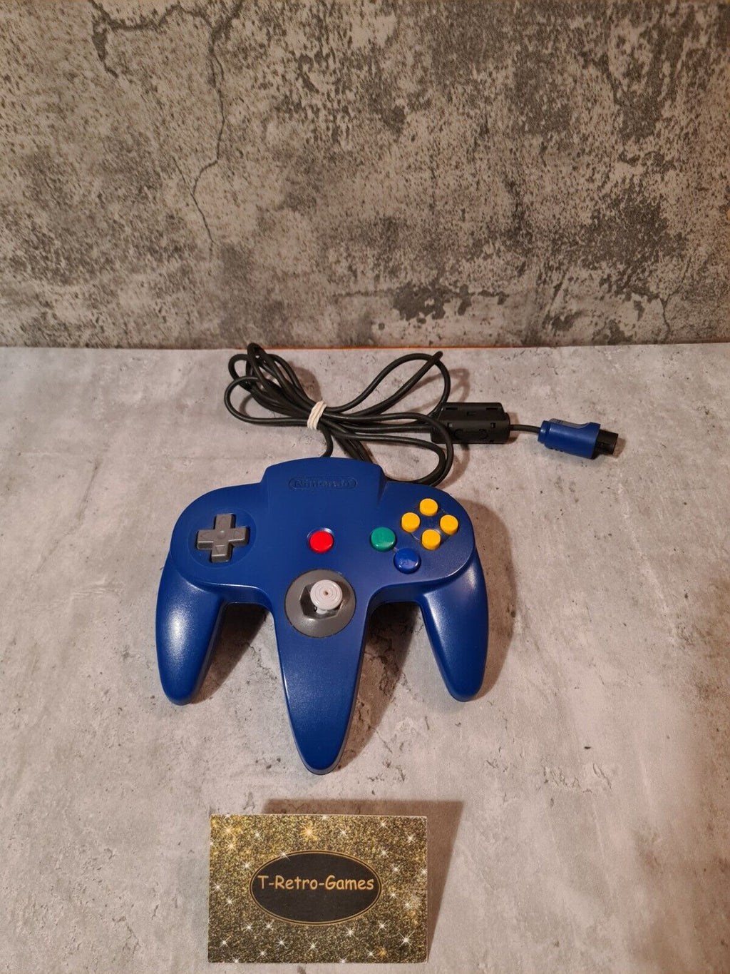 Nintendo 64 N64 Controller Blau Blue - T-Retro-Games 