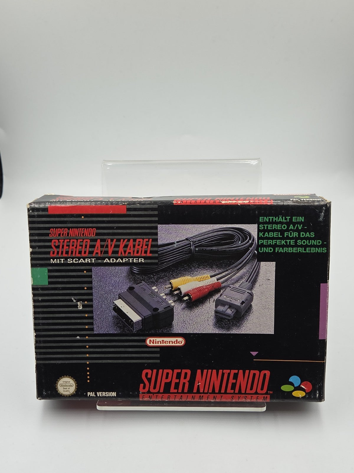 Super Nintendo Stereo A/V Kabel OVP