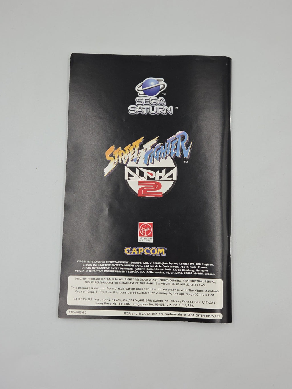 Sega Saturn Spiel Street Fighter Alpha 2 mit OVP und Anleitung  Multilingual