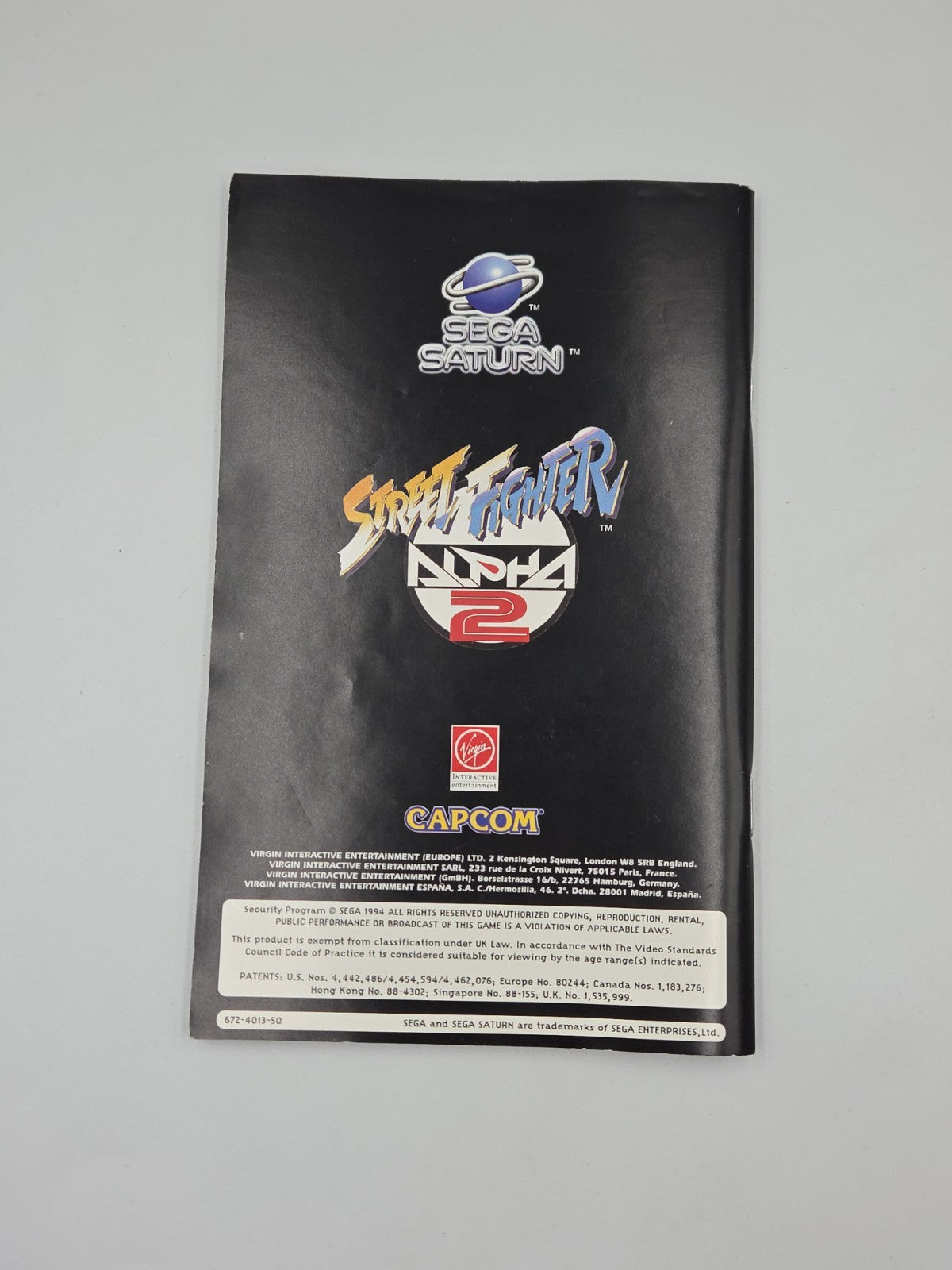 Sega Saturn Spiel Street Fighter Alpha 2 mit OVP und Anleitung  Multilingual