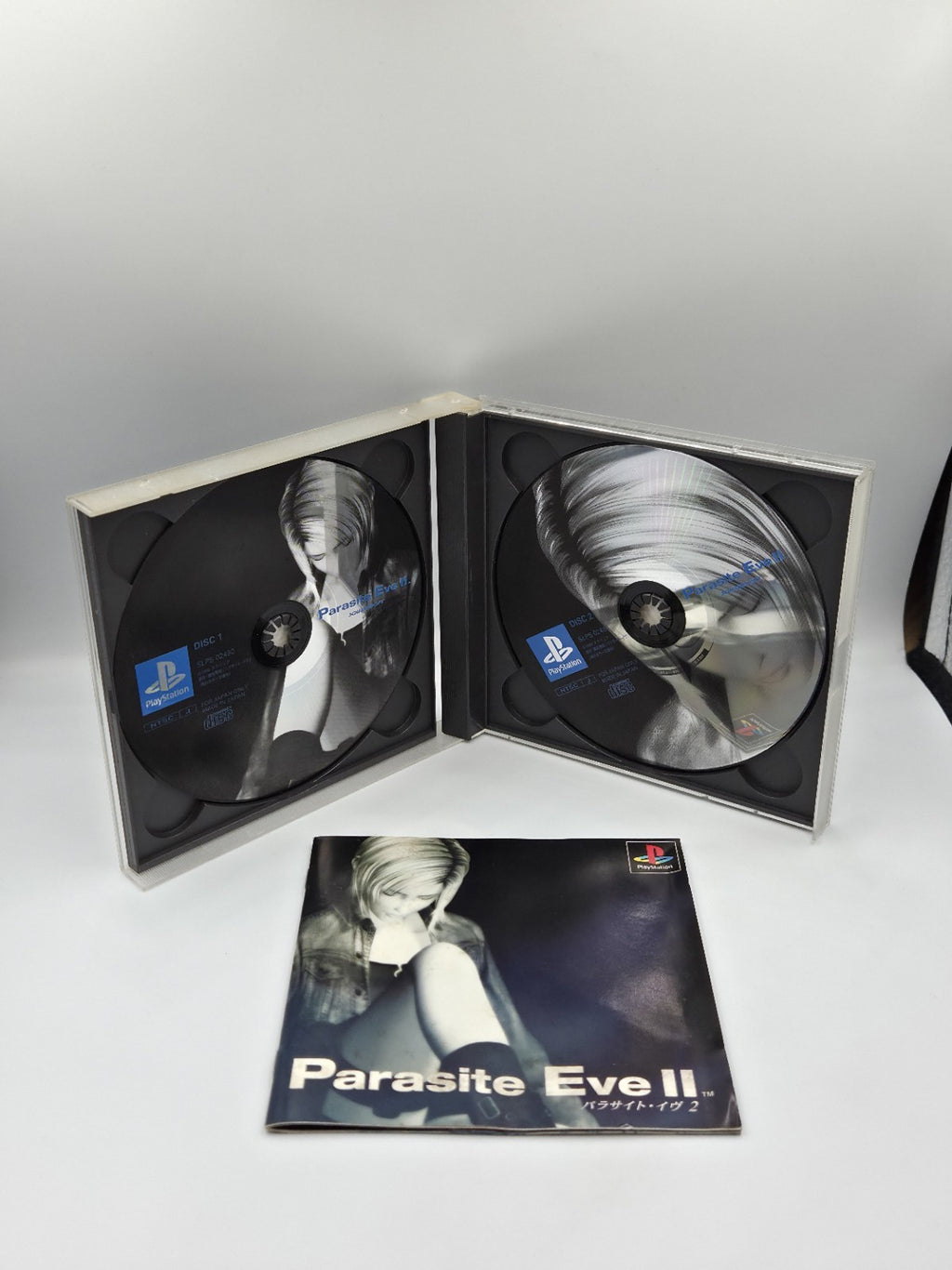 PS1 Playstation 1 Spiel Parasite Eve II mit OVP + Anleitung NTSC-J Japan 2 Discs