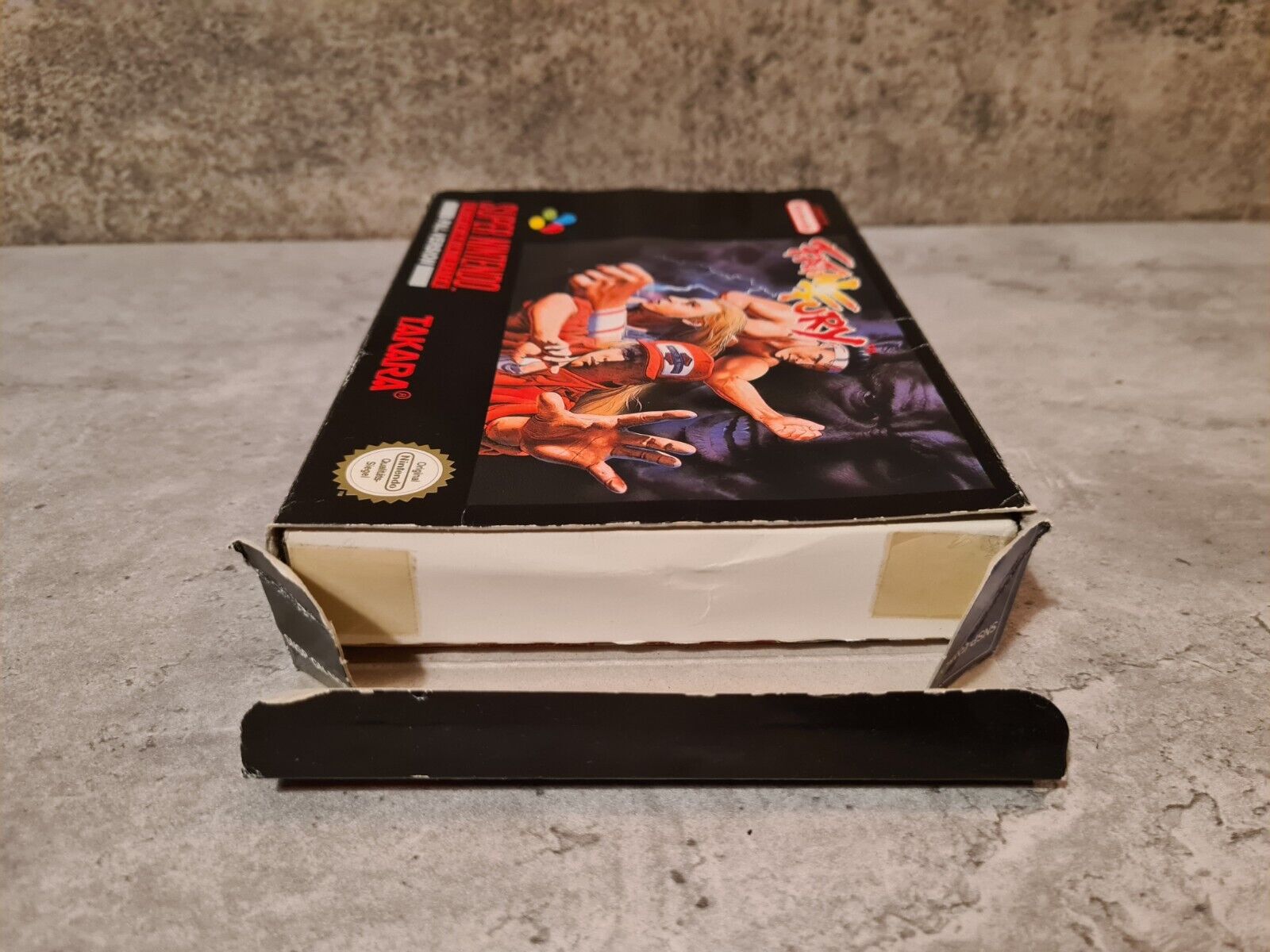 SNES Super Nintendo Fatal Fury mit OVP und Anleitung NOE - T-Retro-Games 