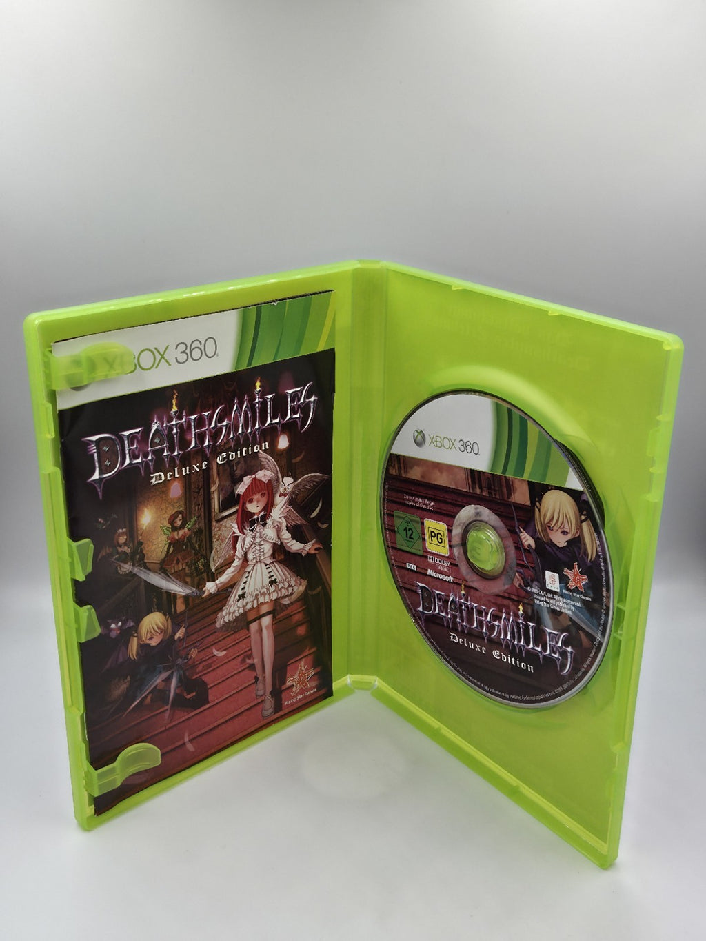XBOX360 Spiel Deathsmiles Deluxe Edition mit OVP und Anleitung Deutsch 3 Discs