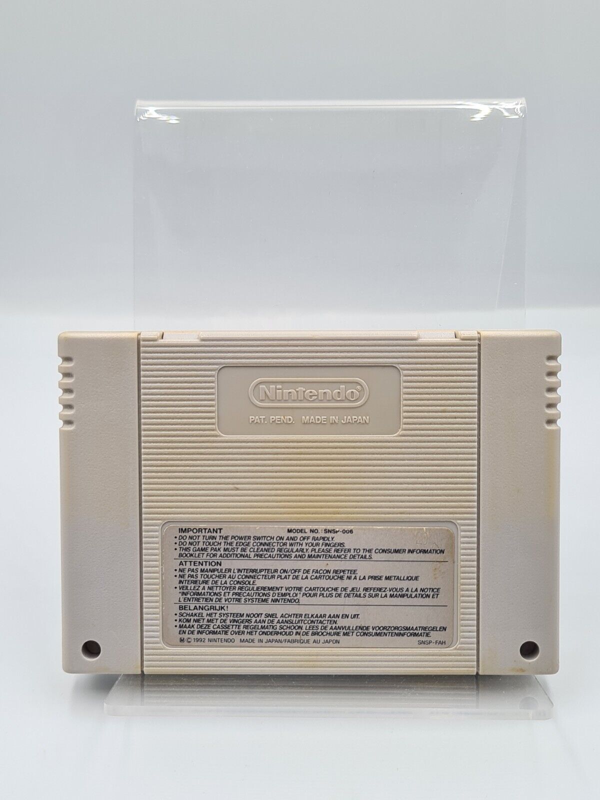 SNES Super Nintendo First Samurai Modul FAH - T-Retro-Games 
