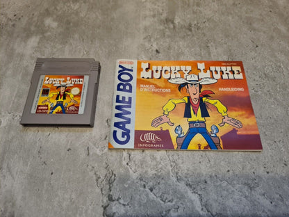 Nintendo Game Boy Classic Lucky Luke mit OVP und Anleitung + Poster FAH - T-Retro-Games 