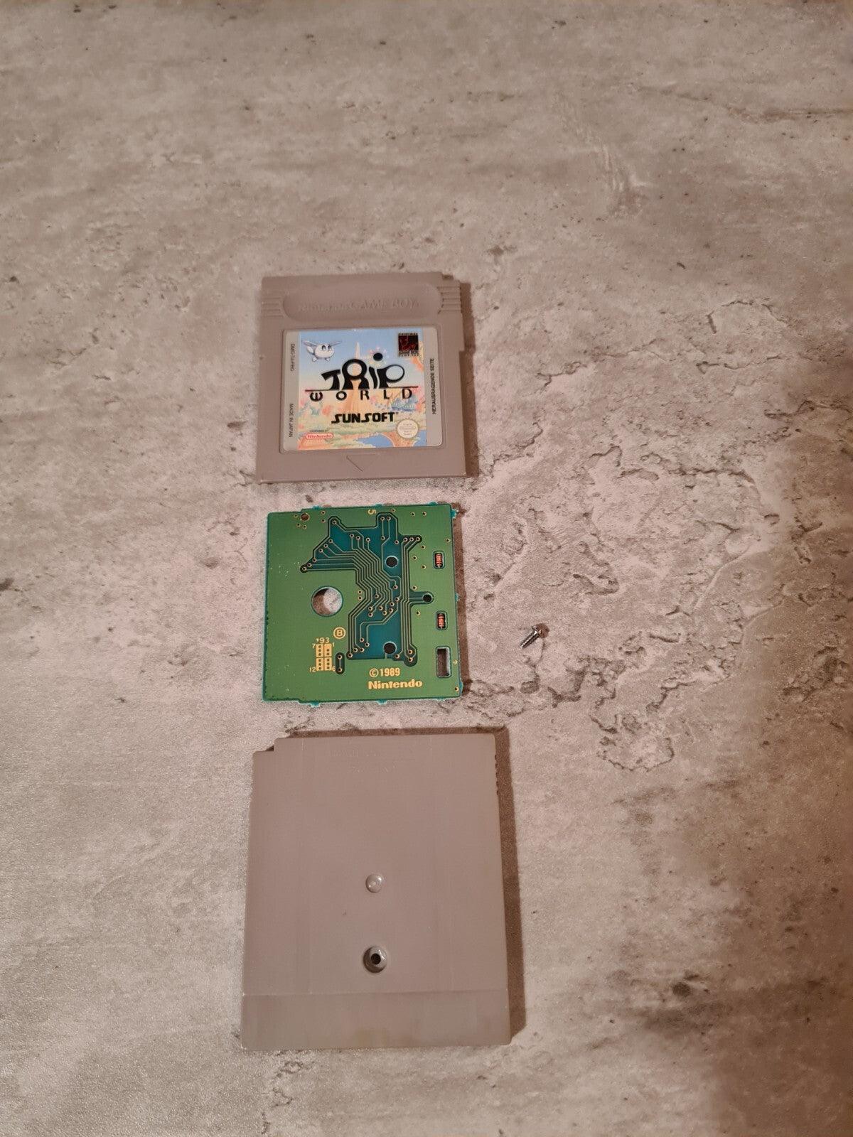 Nintendo Game Boy Classic Spiel Trip World Modul FRG