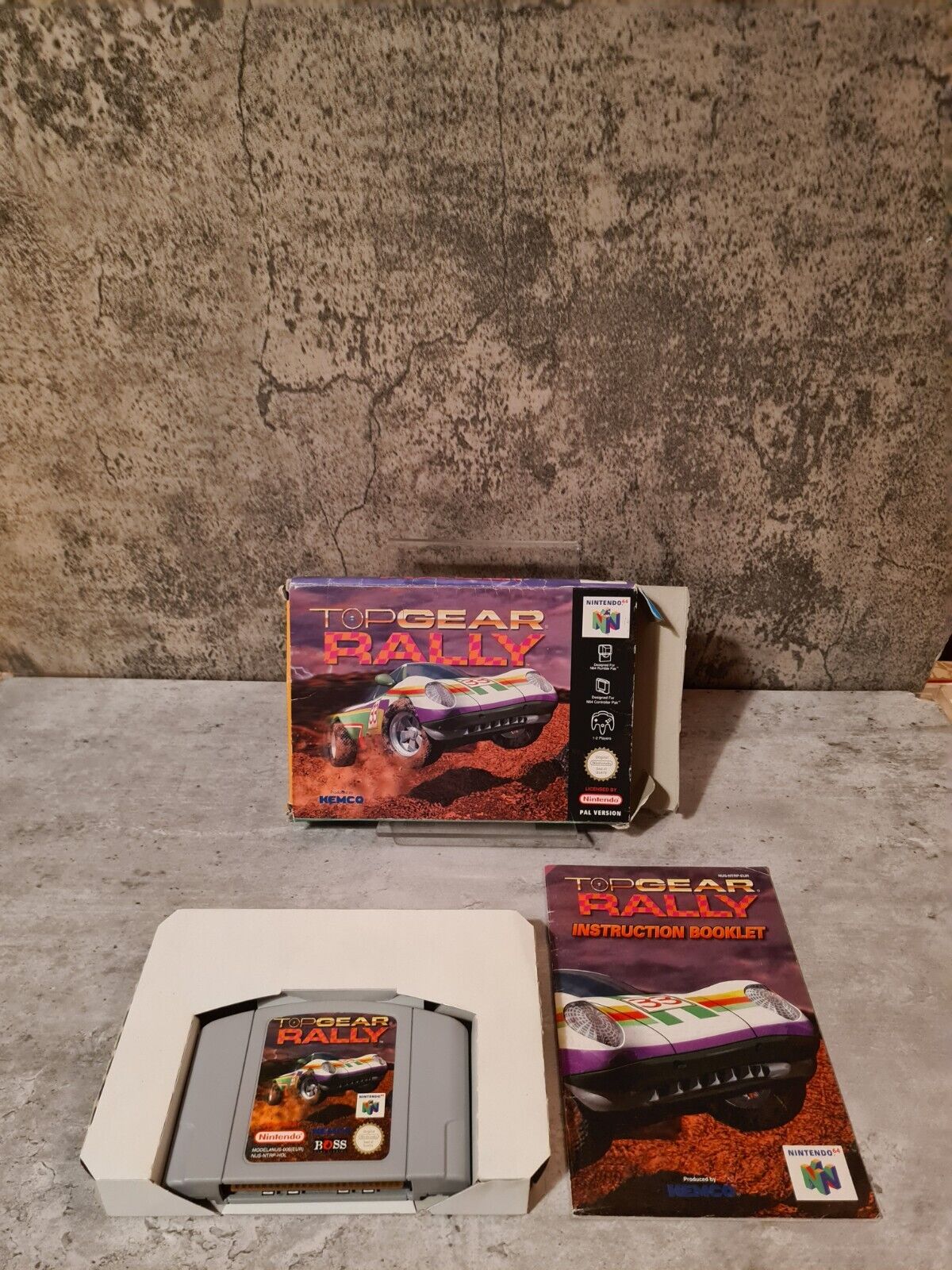 N64 Nintendo 64 Top Gear Rally mit OVP und Anleitung EUR - T-Retro-Games 