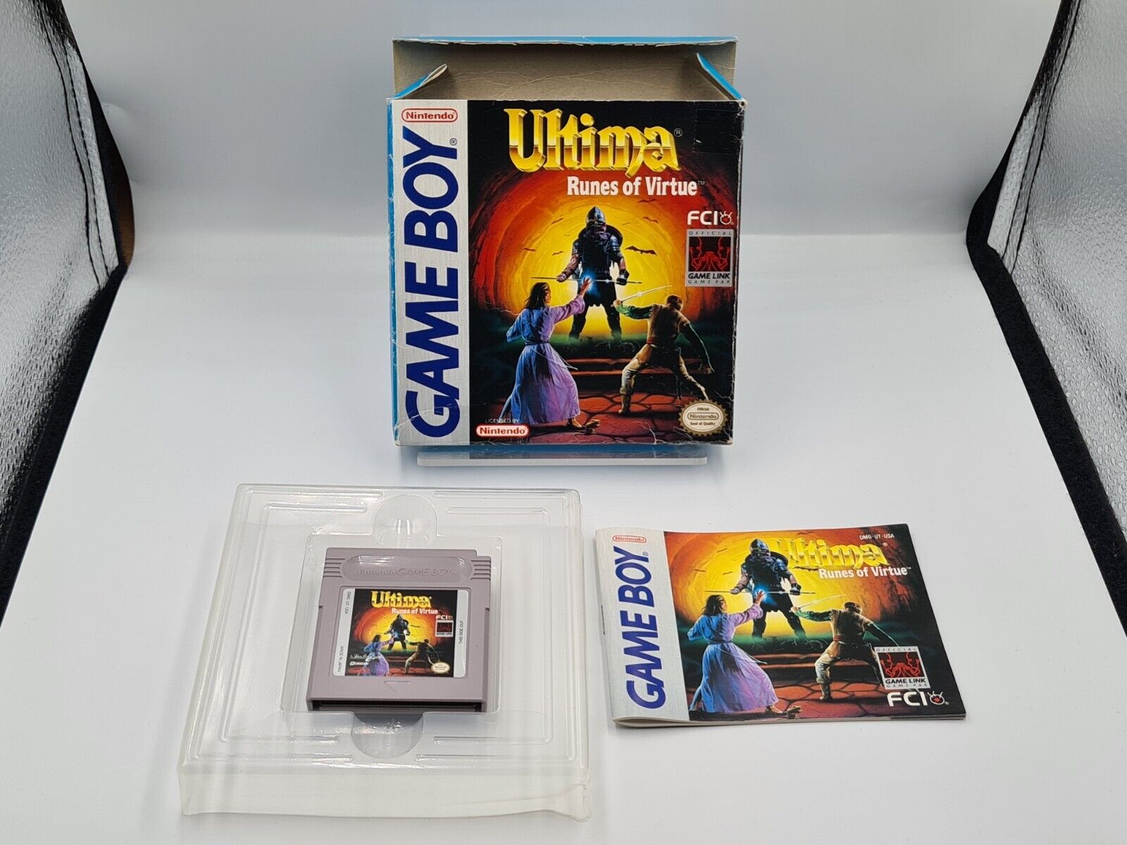 Nintendo Game Boy Classic Ultima Runes of Virtue mit OVP und Anleitung USA - T-Retro-Games 