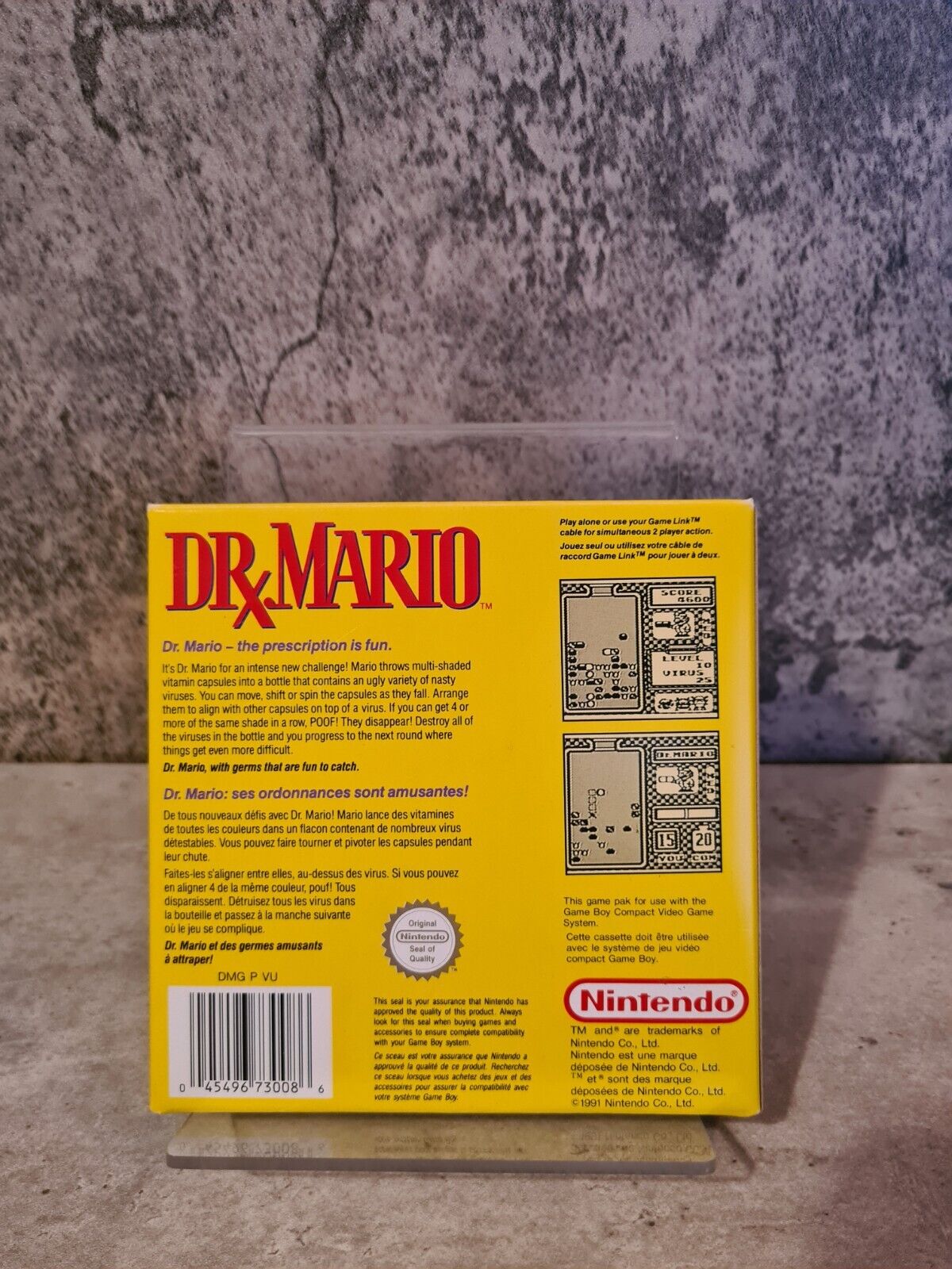 Nintendo Game Boy Classic Dr. Mario mit OVP und Anleitung FAH - T-Retro-Games 
