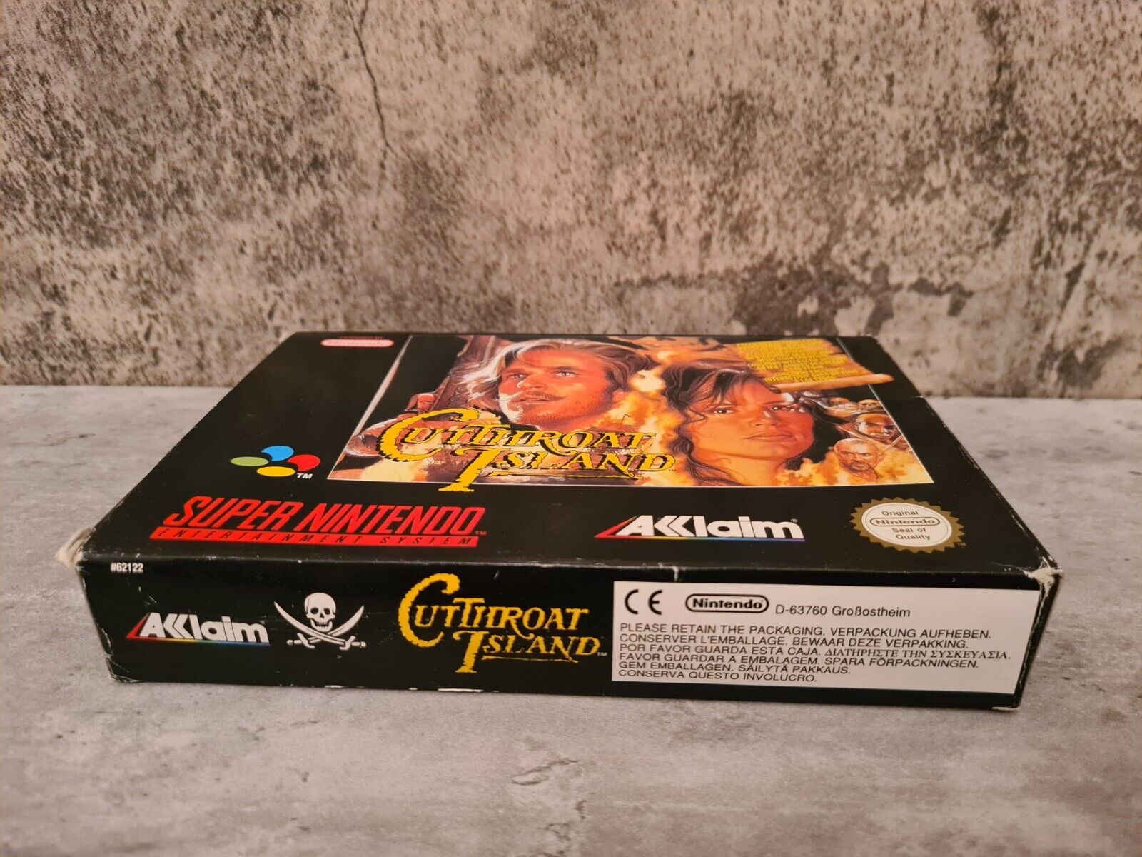 SNES Super Nintendo Cutthroat Island mit OVP und Anleitung EUR - T-Retro-Games 