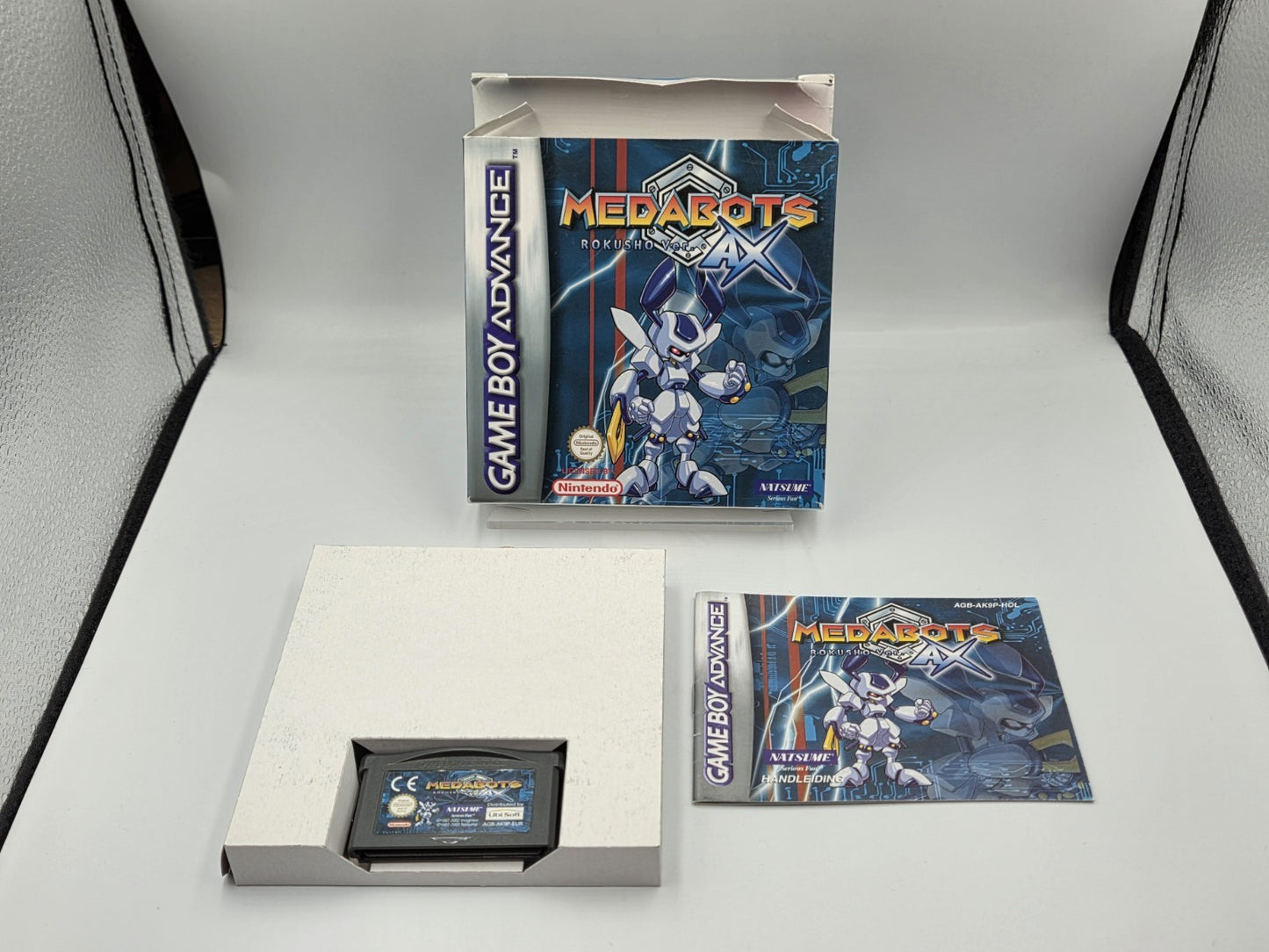 Nintendo Game Boy Advance Medabots Rokusho Ver. AX mit OVP und Anleitung EUR