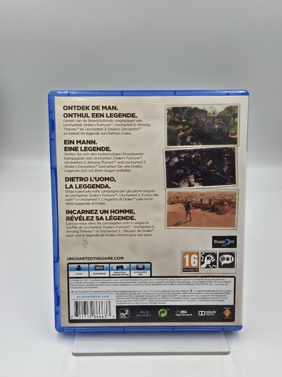 PS4 Playstation 4 Uncharted The Nathan Drake Collection mit OVP und Anleitung 