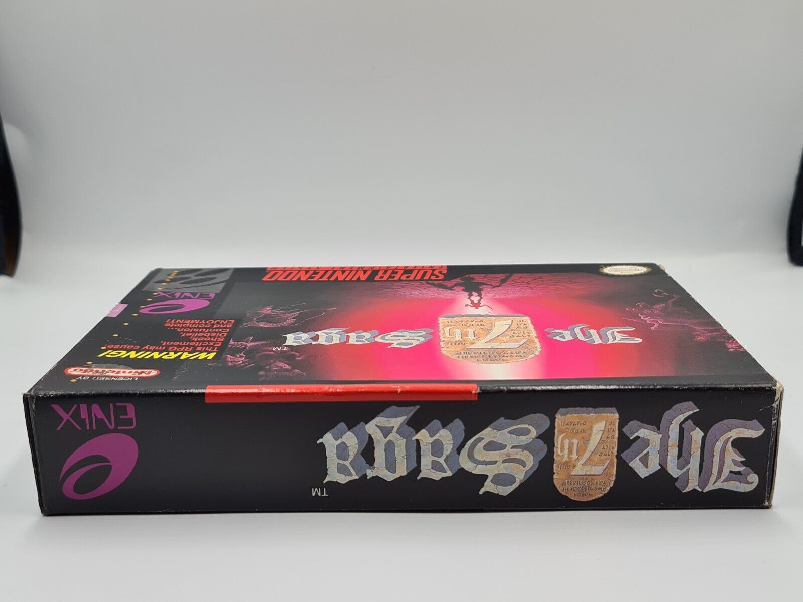 SNES Super Nintendo The 7th Saga mit OVP und Anleitung NTSC-USA - T-Retro-Games 