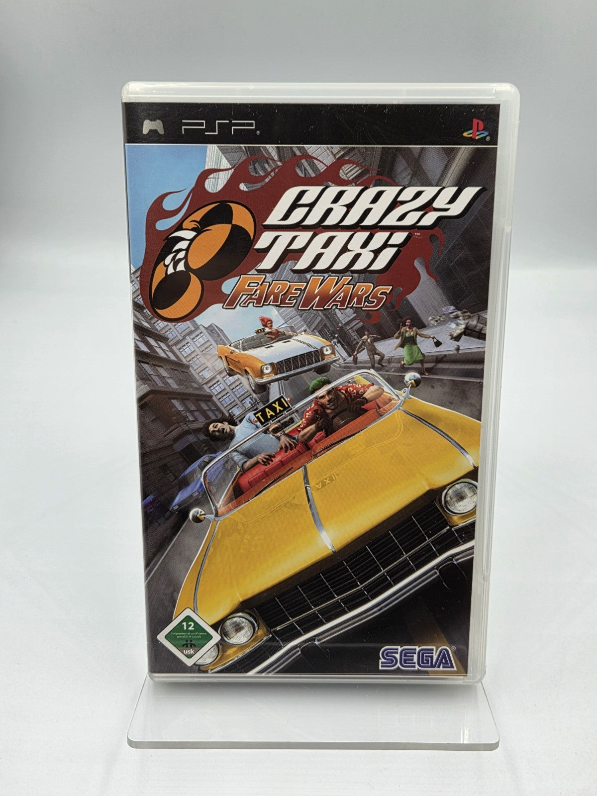 Sony PSP Spiel Crazy Taxi Fare Wars mit OVP und Anleitung Deutsch