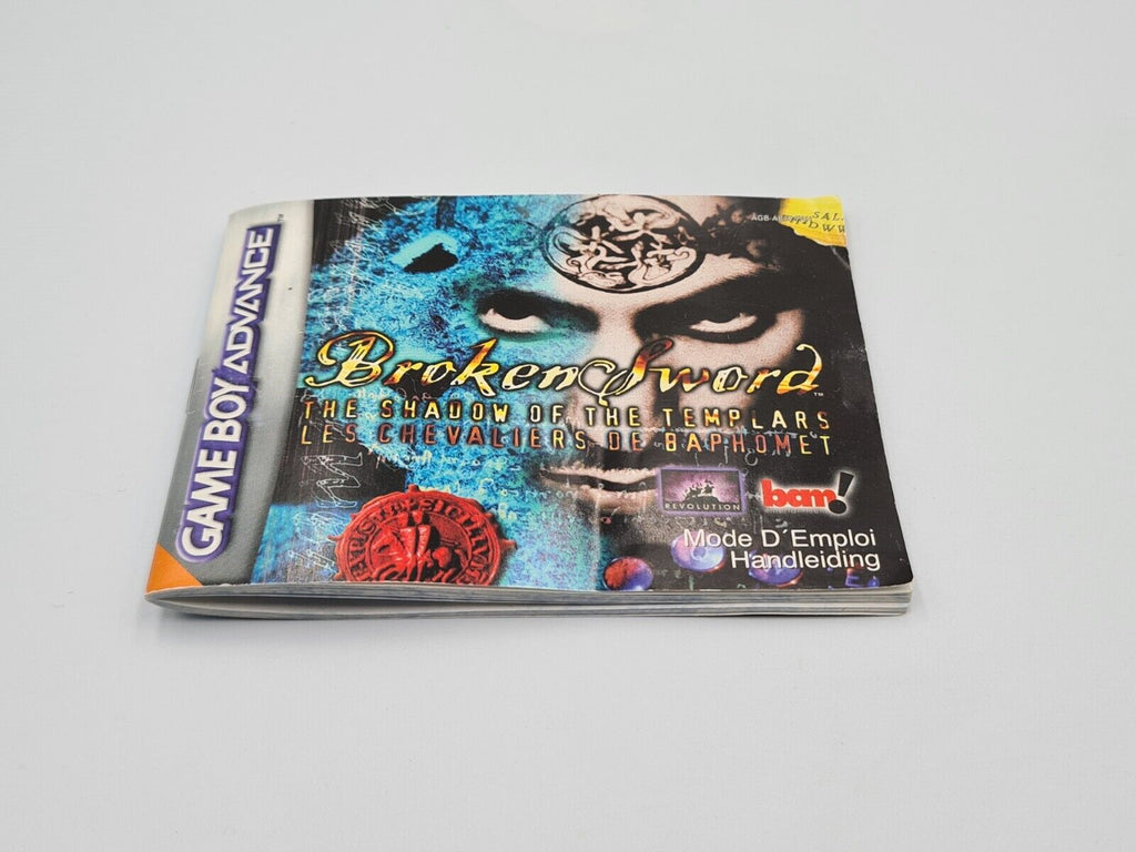 Game Boy Advance Broken Sword Shadow of The Templars mit OVP und Anleitung EUR - T-Retro-Games 