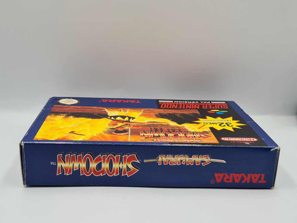 SNES Super Nintendo Samurai Shodown mit OVP und Anleitung NOE - T-Retro-Games 