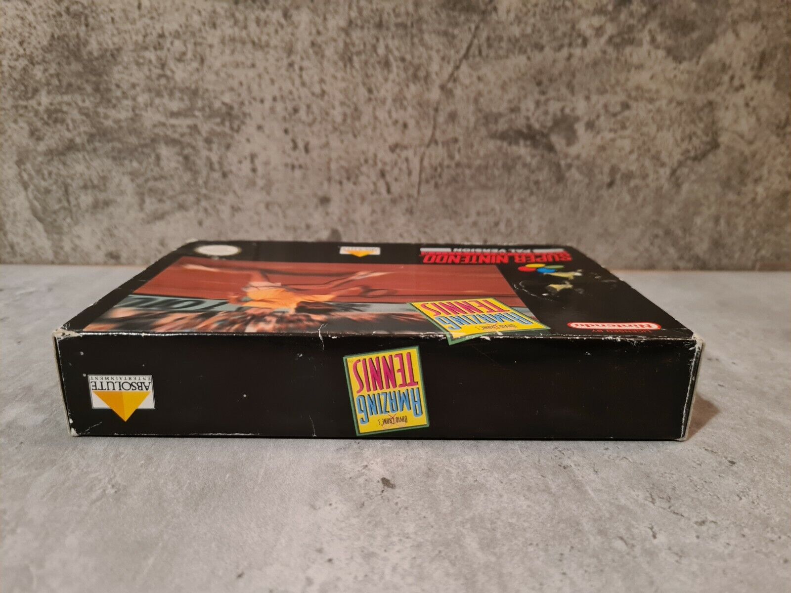 SNES Super Nintendo David Crane's Amazing Tennis mit OVP und Anleitung UKV - T-Retro-Games 