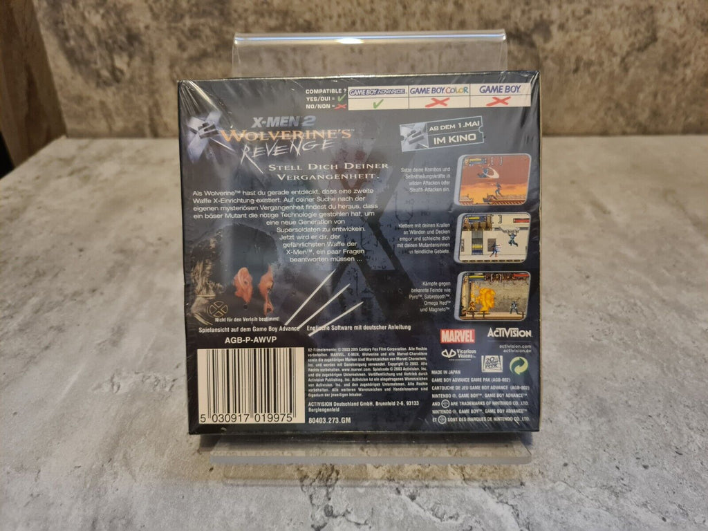 Game Boy Advance X-Men 2 Wolverine's Revenge NOE Sealed - T-Retro-Games 