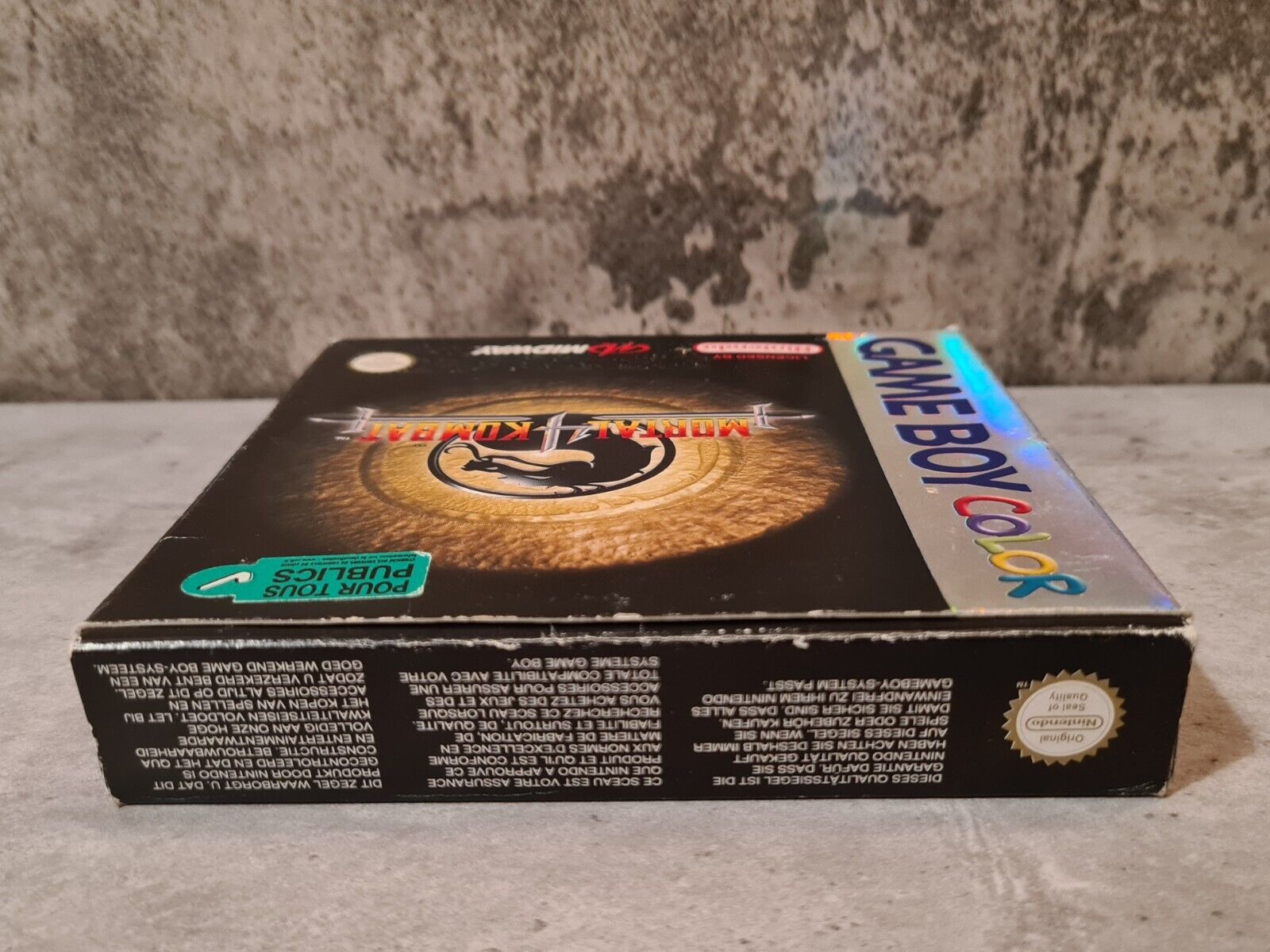 Nintendo Game Boy Color Mortal Kombat 4 mit OVP und Anleitung EUR - T-Retro-Games 