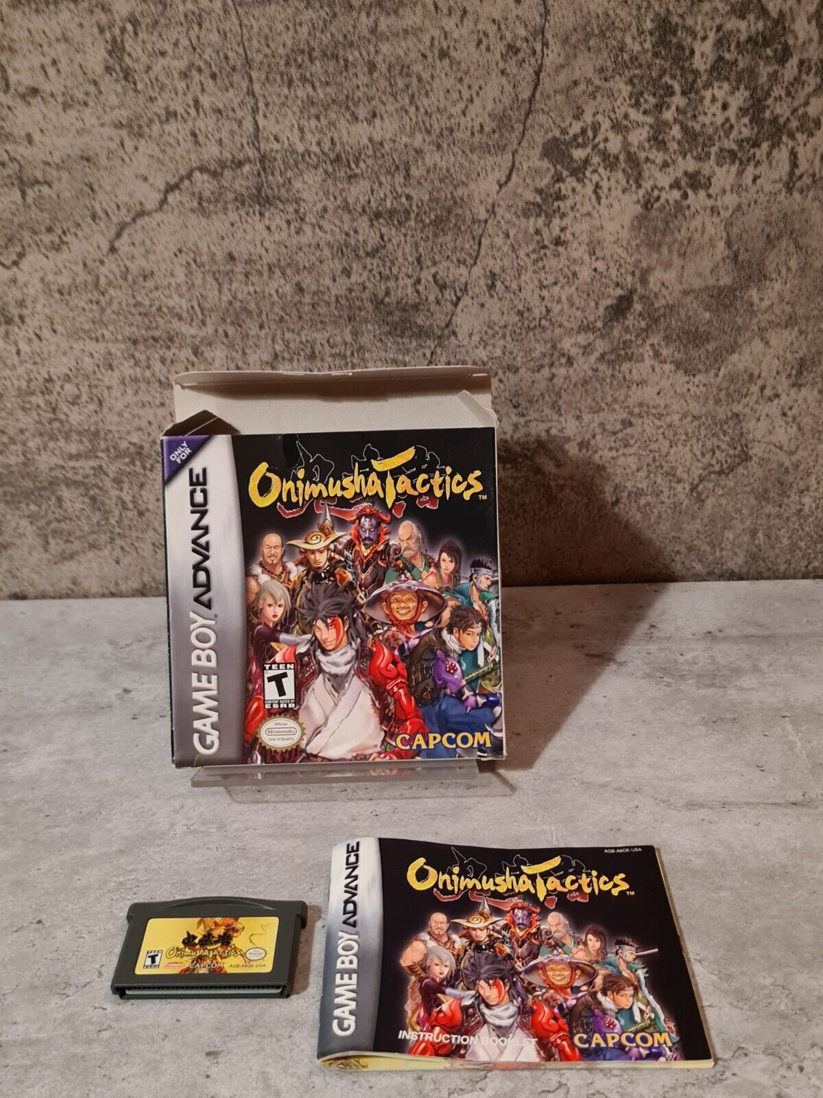 Nintendo Game Boy Advance Onimusha Tactics mit OVP und Anleitung USA - T-Retro-Games 