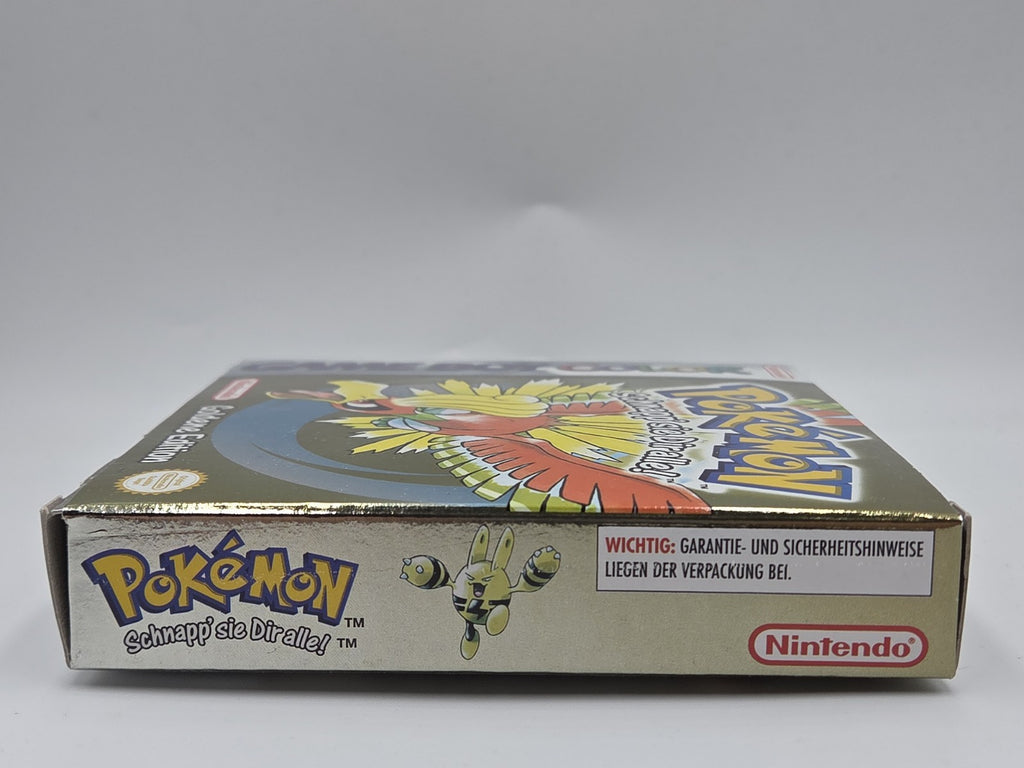 Nintendo Game Boy Color Spiel Pokemon Goldene Edition mit OVP und Anleitung NOE