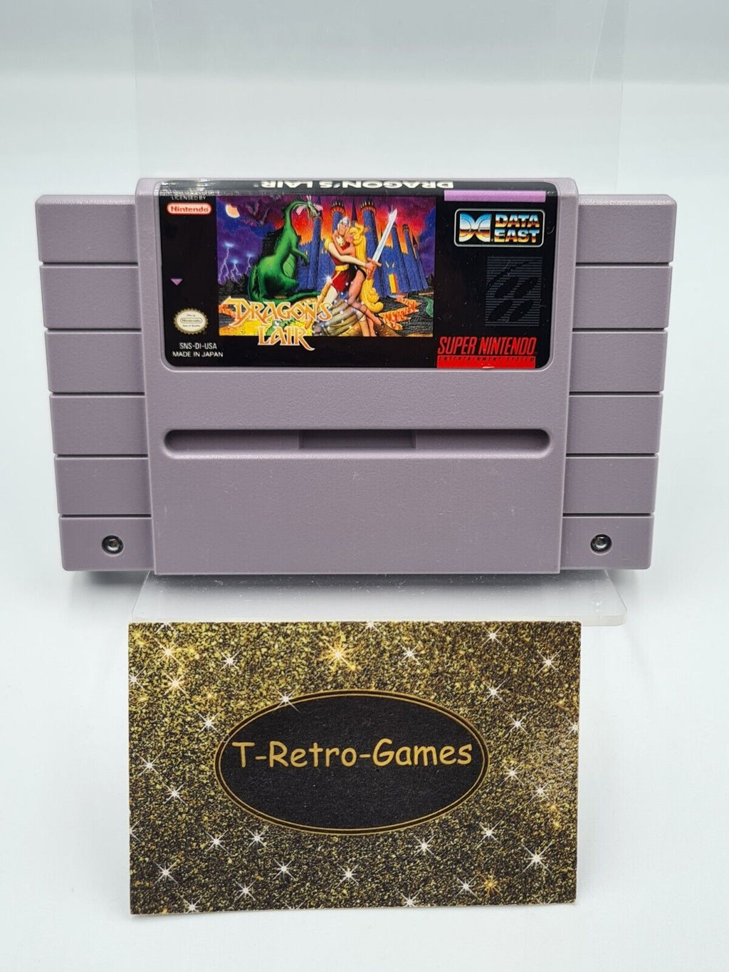 SNES Super Nintendo Dragon's Lair NTSC USA Modul - T-Retro-Games 