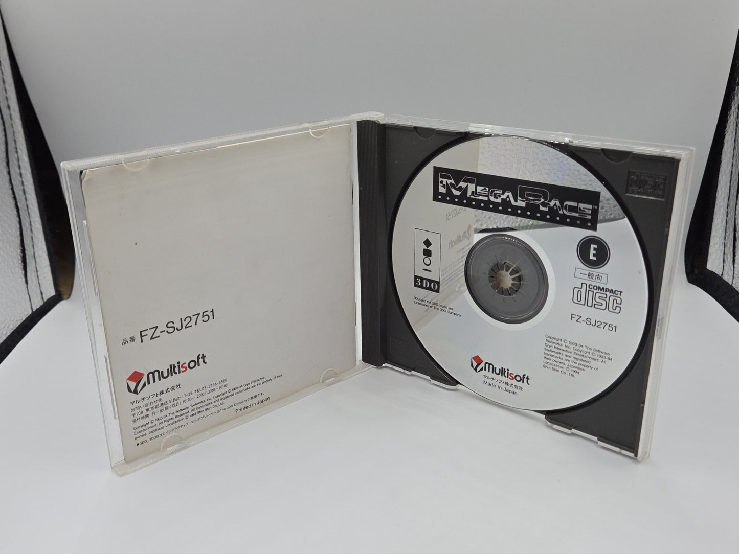 3DO Spiel Mega Race mit OVP und Anleitung Japan