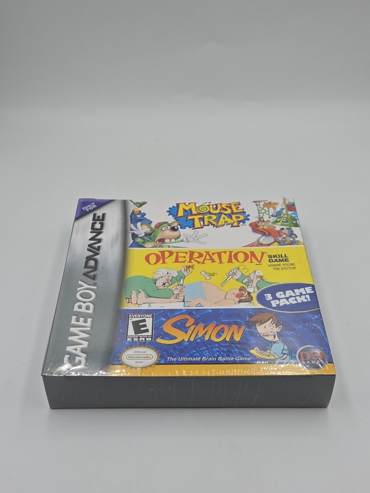 Game Boy Advance Spiel Mouse Trap / Operation/ Simon 3 Game Pack USA Sealed  Neu