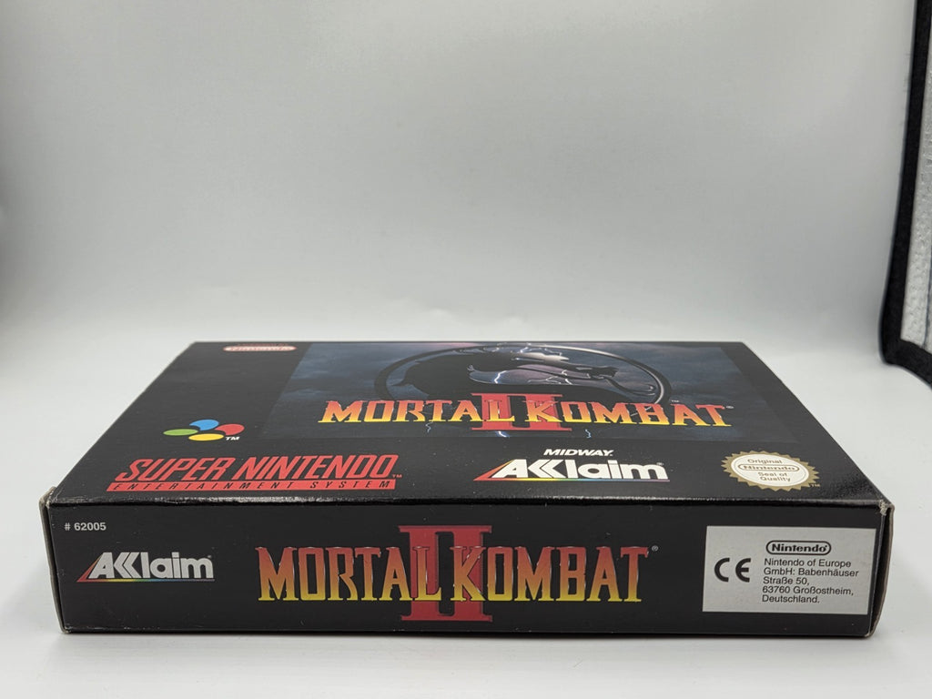 SNES Super Nintendo Mortal Kombat  II 2 mit OVP und Anleitung EUR