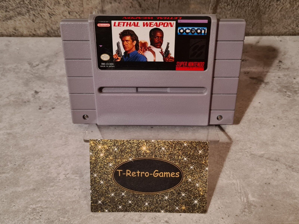SNES Super Nintendo Lethal Weapon NTSC USA Modul - T-Retro-Games 