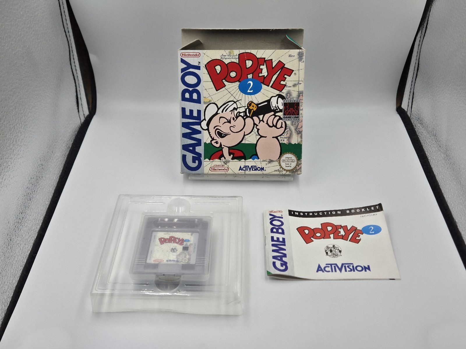 Nintendo Game Boy Classic Spiel Popeye 2 mit OVP und Anleitung UKV