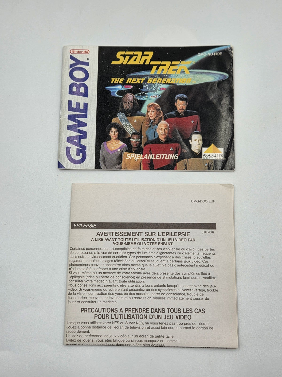 Game Boy Classic Spiel Star Trek The Next Generation mit OVP und Anleitung NOE