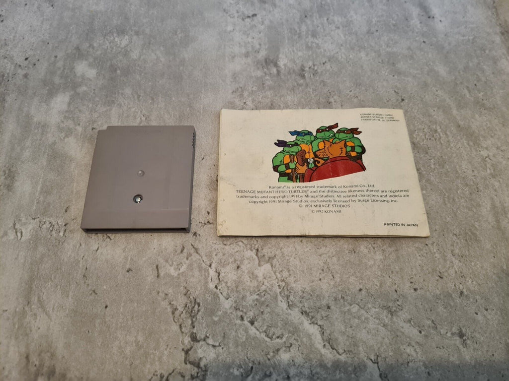 Game Boy Classic Turtles II 2 Back from The Sewers mit OVP und Anleitung NOE - T-Retro-Games 