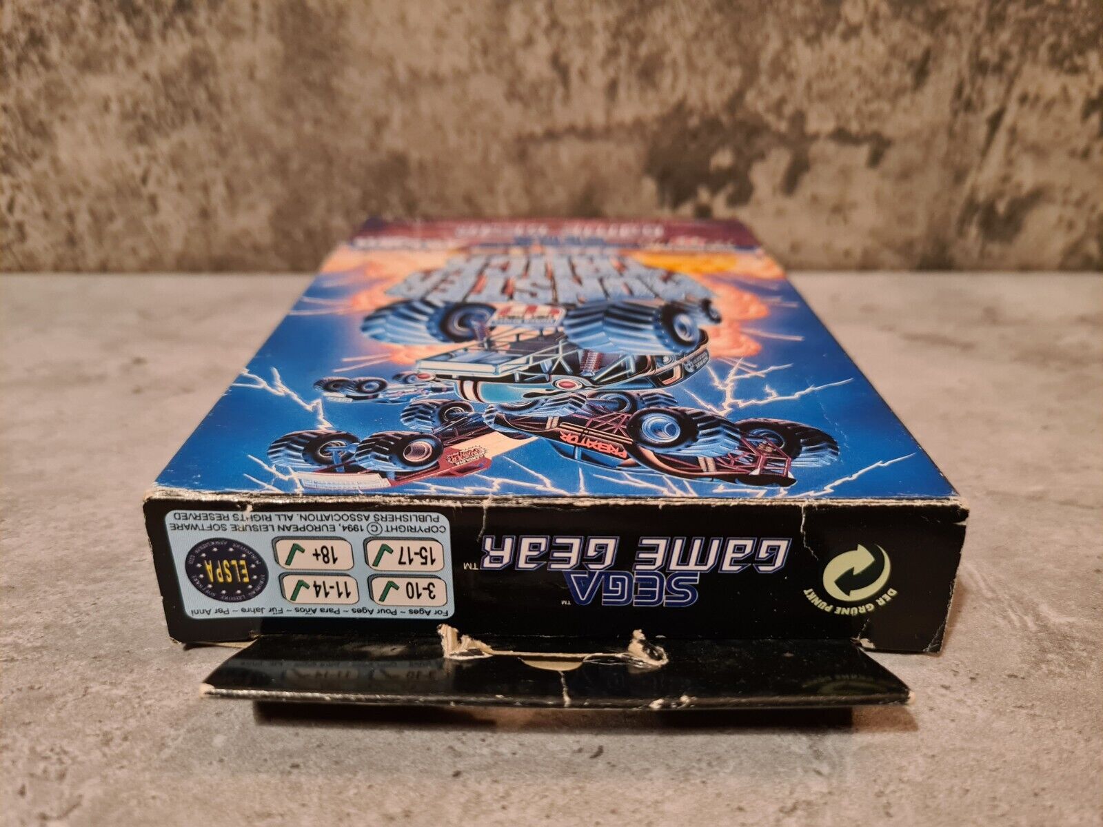 Sega Game Gear Monster Truck Wars mit OVP und Anleitung Multi Language - T-Retro-Games 