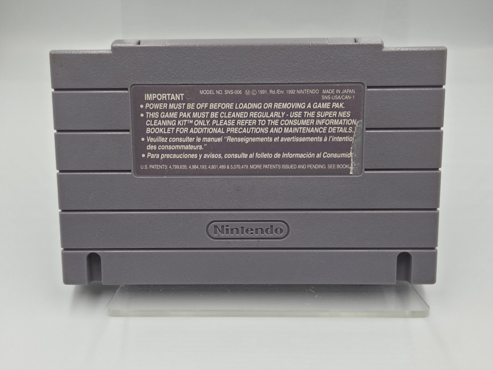 SNES Super Nintendo Sea Quest DSV NTSC USA Modul