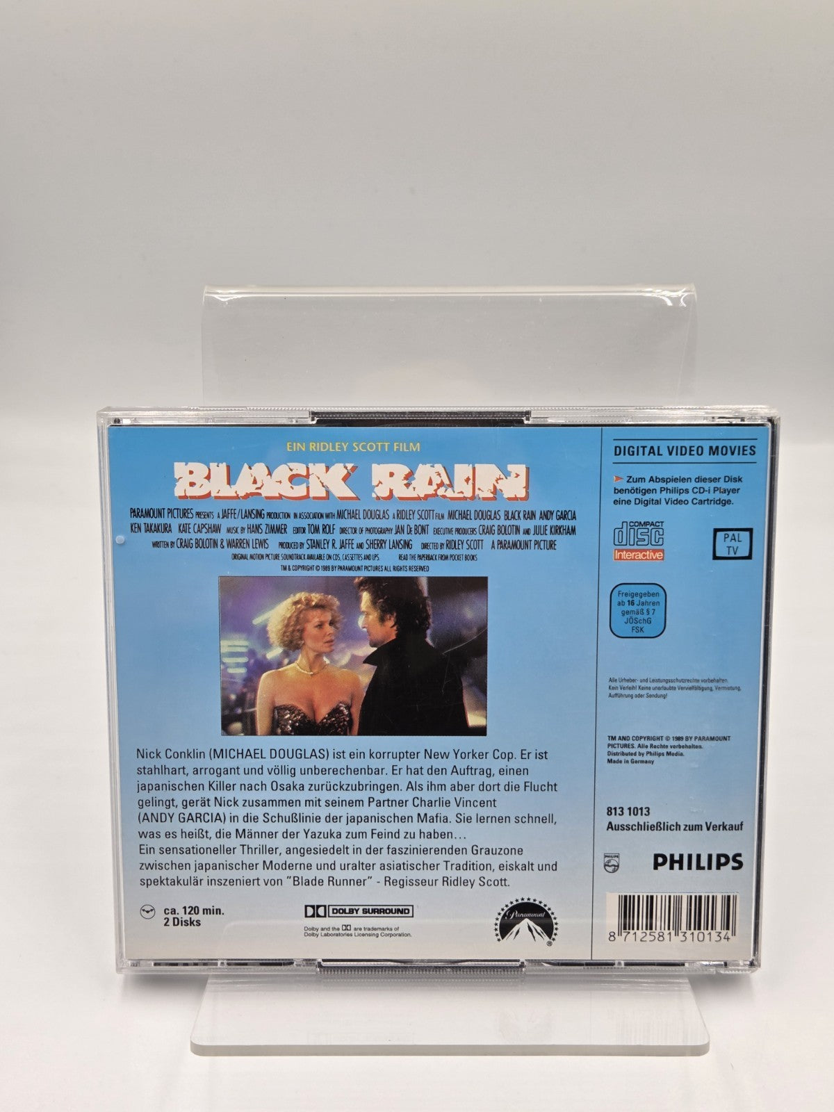 Philips CD-i Video CD Black Rain 2 Discs Deutsch