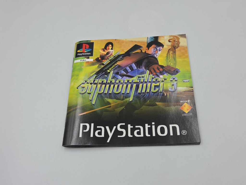 PS1 Playstation 1 Spiel Syphon Filter 3 mit OVP und Anleitung Deutsch
