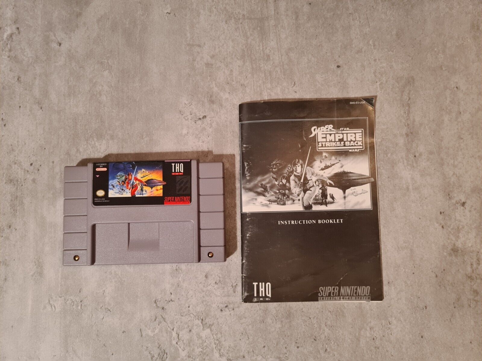 SNES Super Star Wars The Empire Strikes Back mit OVP und Anleitung NTSC USA - T-Retro-Games 