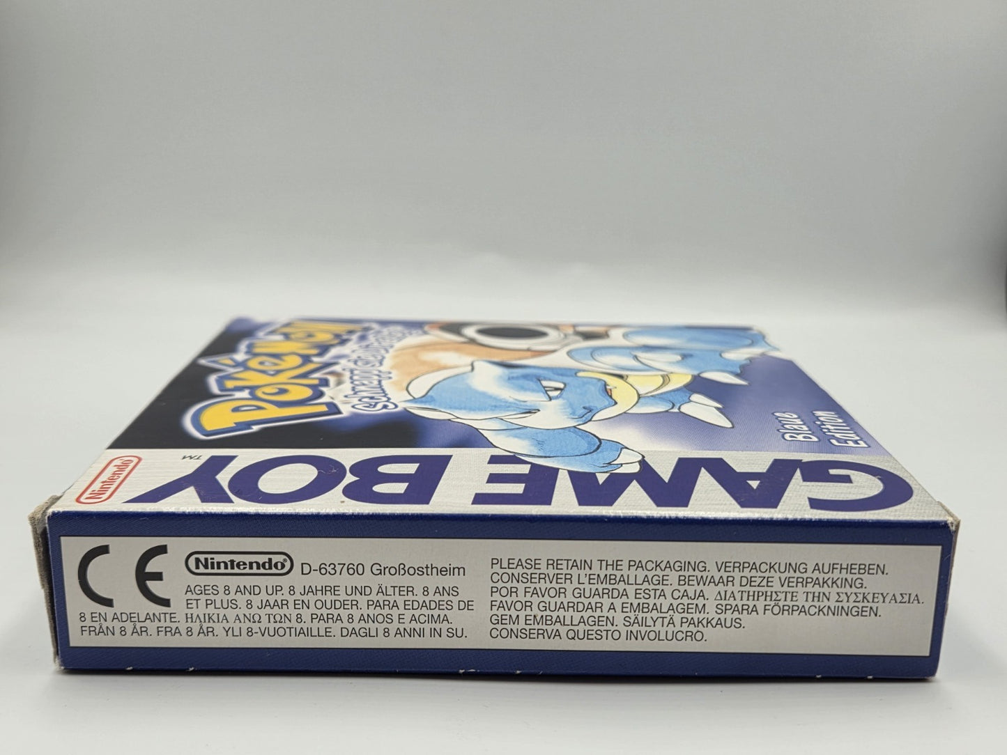 Nintendo Game Boy Pokemon Blaue Edition mit OVP und Anleitung NOE