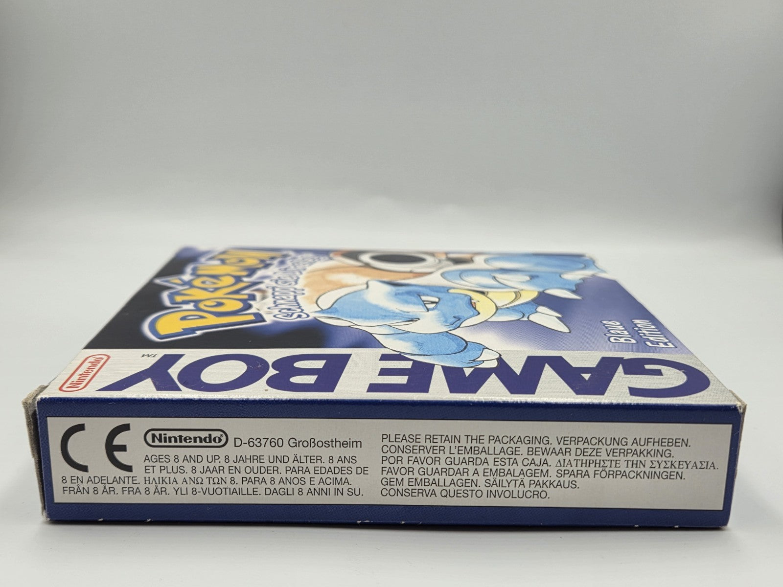 Nintendo Game Boy Pokemon Blaue Edition mit OVP und Anleitung NOE