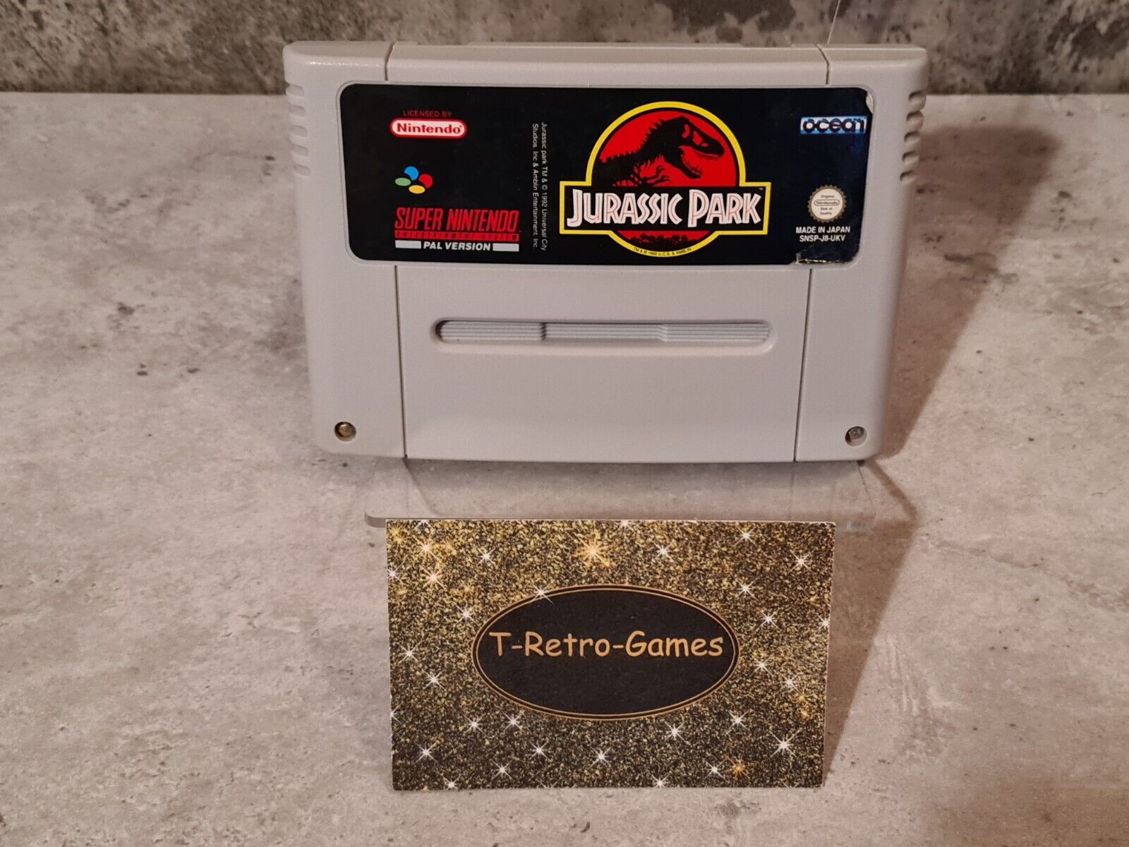 SNES Super Nintendo Jurassic Park Modul UKV - T-Retro-Games 