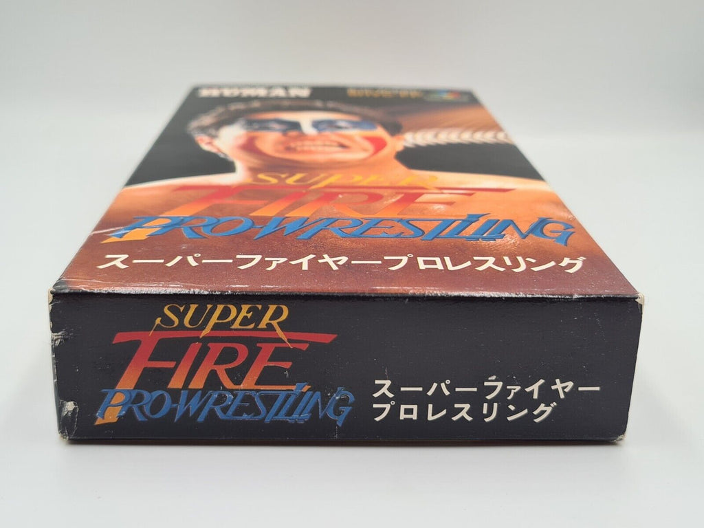 SFC Super Famicom Super Fire Pro-Wrestling mit OVP und Anleitung Japan - T-Retro-Games 