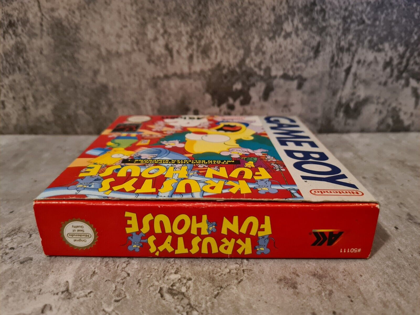 Nintendo Game Boy Classic Spiel Krusty's Fun House mit OVP und Anleitung NOE - T-Retro-Games 
