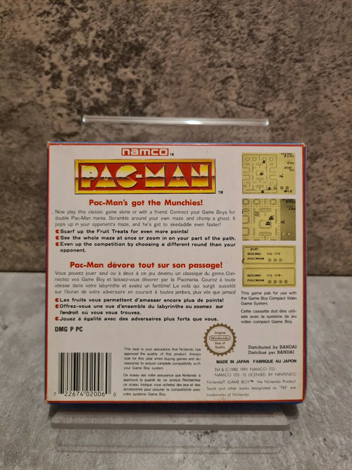 Game Boy Classic Pac-Man mit OVP und Anleitung FAH - T-Retro-Games 