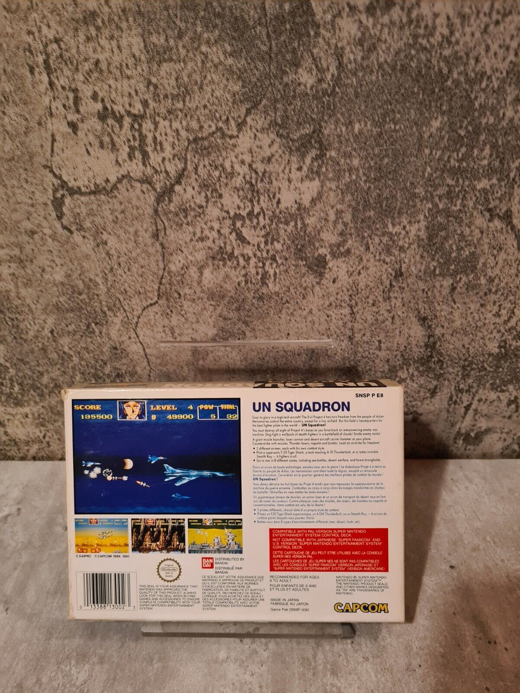 SNES Super Nintendo UN Squadron mit OVP und Anleitung FAH - T-Retro-Games 