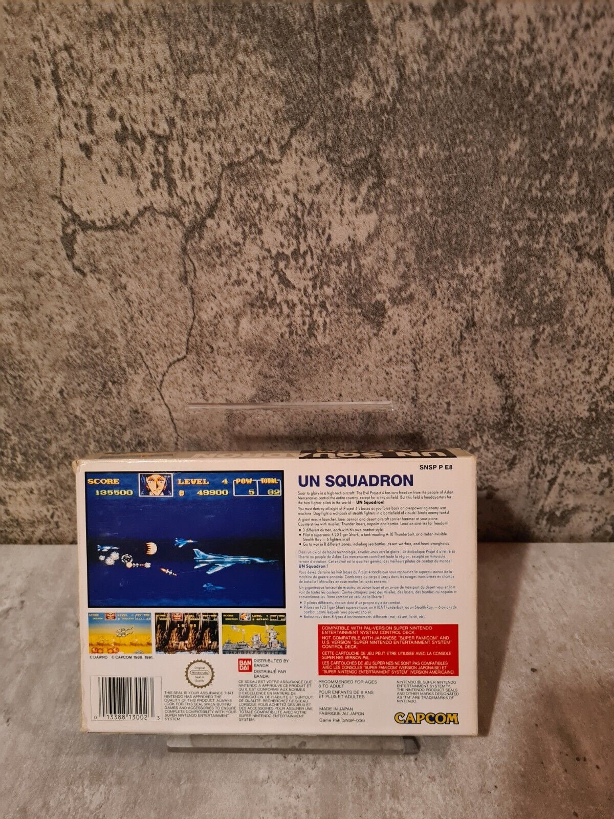 SNES Super Nintendo UN Squadron mit OVP und Anleitung FAH - T-Retro-Games 