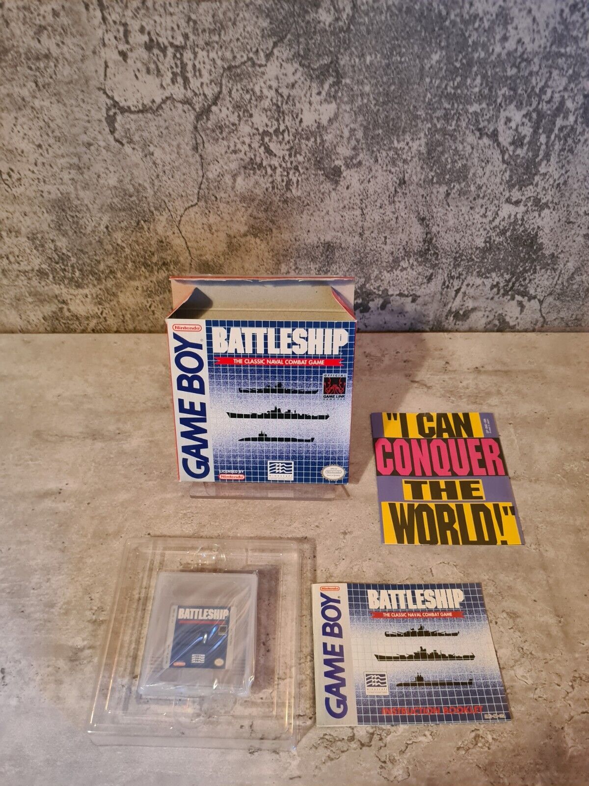 Nintendo Game Boy Classic Battleship mit OVP und Anleitung USA - T-Retro-Games 