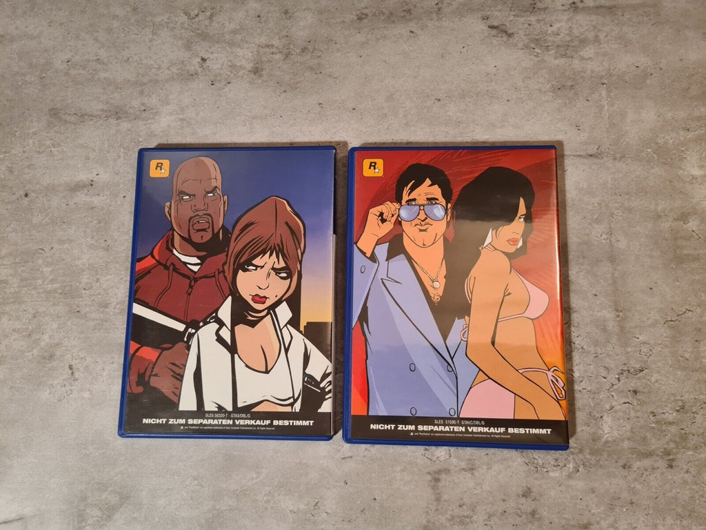 PS2 Playstation 2 Spiel Grand Theft Auto Doppelpack mit Anleitungen Deutsch - T-Retro-Games 