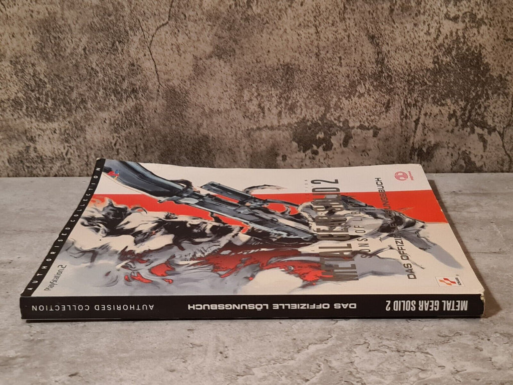 Metal Gear Solid 2 Sons of Liberty Das Offizielle Lösungsbuch Deutsch - T-Retro-Games 