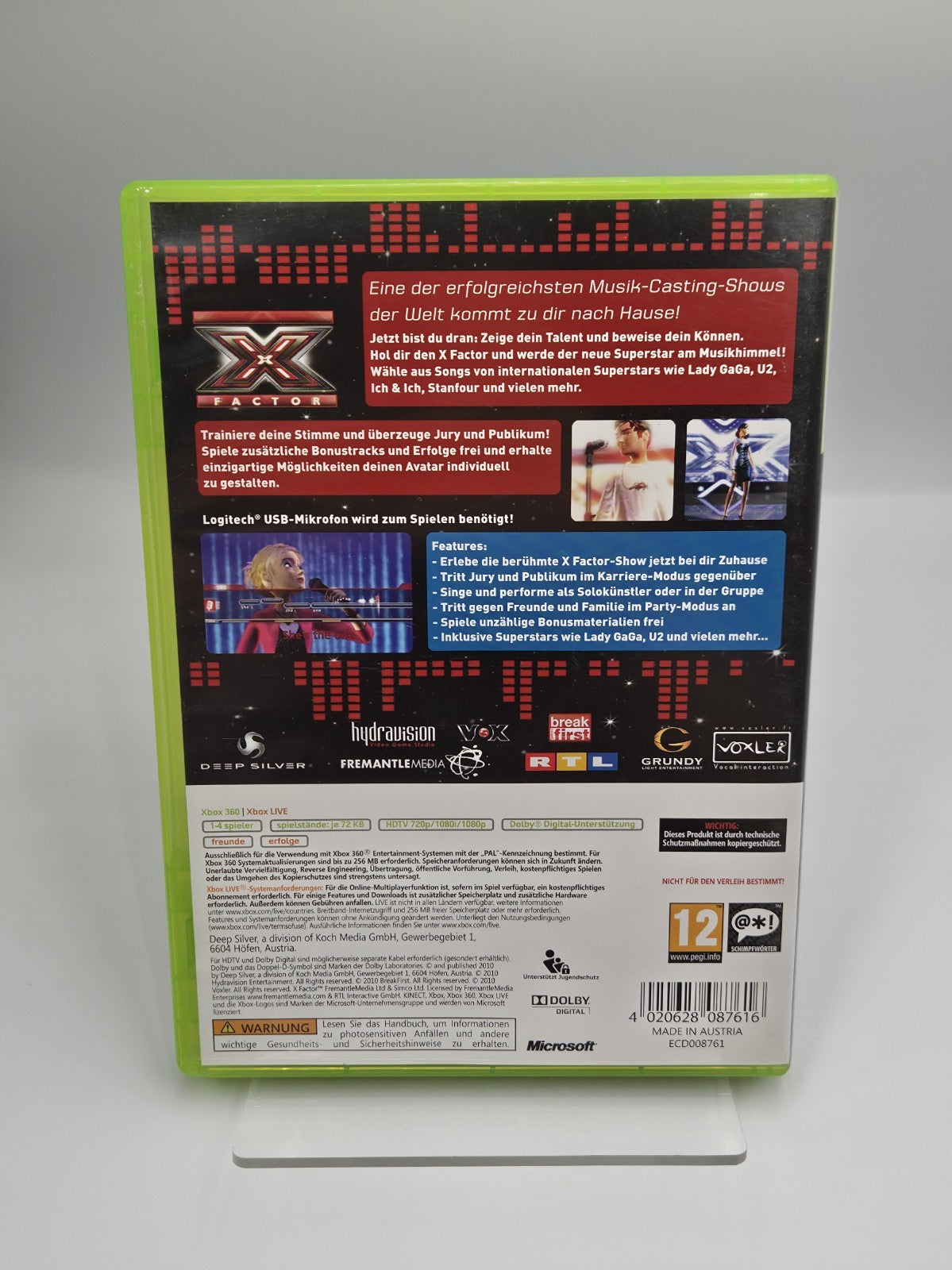 XBOX360 Spiel X Factor mit OVP und Anleitung Deutsch 